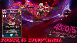 QUILLEN •strongest hero ever• Guide/Gameplay [AOV] Sanguine Rogue