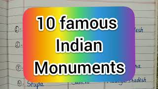 10 famous Indian Monuments //Static GK// Shubh Shanti Classes