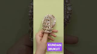 Handmade Kundan Mukut / Laddu Gopal Mukut