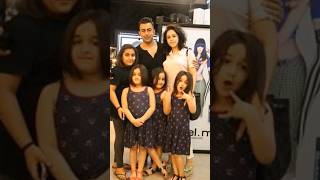 film actor Shan with 4 beautiful daughter's and wife #celebrities #shan #shorts