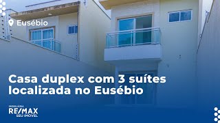 Casa duplex com 3 suítes no Eusébio | Venda