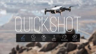 DJI MAVIC AIR QUICKSHOT | DJI MAVIC AIR ОБЗОР РЕЖИМОВ БЫСТРОЙ СЪМКИ