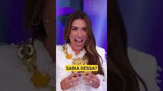 Qual valor do salário da apresentadora Patrícia Abravanel filha de Silvio Santos?#fofoca #shorts