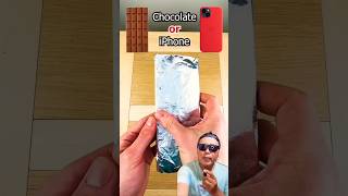 IPHONE ATAU COKLAT ⁉️ #satisfying #oddlysatisfying #chocolate #origami #art #dubbing