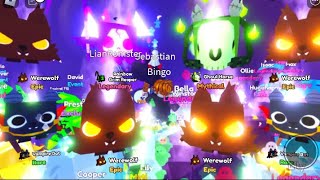 💥I spent 50 BILLION HALOWEEN CANDY IN HARDCORE MODE in pet sim .(amazing luck)