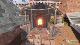 Stealing loot from large furnaces-Rust