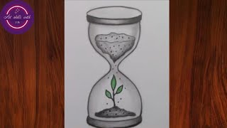 How to draw sketch of time passing