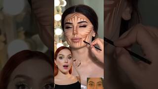 OMG this contouring trick 😳😱 #shorts #ytshorts #makeup