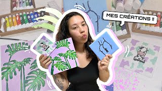 JE VOUS MONTRE MES CRÉATIONS !! (Peinture + haul Amazon)