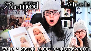 ARMYMOO Unboxes 마마무 (MAMAMOO) Wheein In The Mood Signed Album For The First Time! 🎙️✨