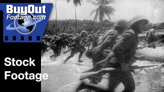 WW2 Japanese Capture of Andaman Island | Stock Footage