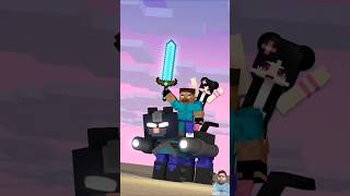 Help Herobrine and His Cat Show Off #shorts #minecraft #helpherobrine #aphmau #friendship"