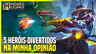 5 HERÓI SUPER DIVERTIDOS (na minha opinião)