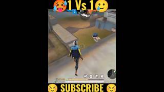 FREE FIRE 🔥 ME 1 Vs 1 🥲🤣#shorts #freefire #viral #challenge #trending