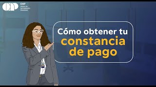 Cómo obtener tu constancia de pago