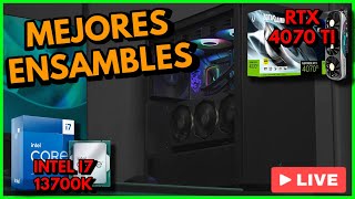 INTEL I7 13700K + RTX 4070 TI MEJORES ENSAMBLES GAMA ALTA