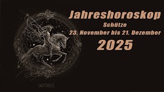 Jahresvorschau für 2025 für Schütze (23. November bis 21. Dezember) Horoskope/Sternzeichen