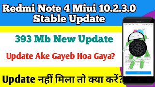 Redmi Note 4 Miui 10.2.3.0 Stable New Update | New Features | Oreo, Face Unlock |  Download Link rom