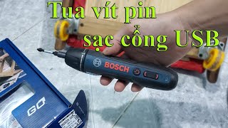 Tua vít pin Bosch Go 2 (sạc qua USB)_[Review & Sửa Chữa]