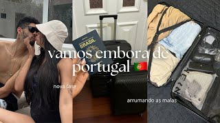 arrumando as malas | vamos embora de Portugal 🇵🇹