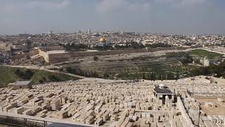 View from Mount of Olives over the Old City of Jerusalem