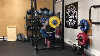 1/29/18 Squat 305x4 @7.5 ws 3/5