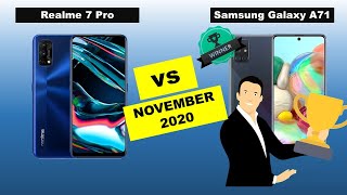 Realme 7 Pro vs Samsung Galaxy A71 - Simplest and Best Comparison - November 2020