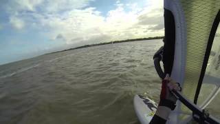 Windsurfing 27/1/14 Victoria Point Neilpryde EVO5 6.4m JP Slalom VIII 96L