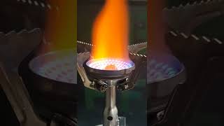 SOTO Amicus stove flame. ( ASMR )