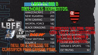 LBFF SÉRIE B-FLAMENGO NÃO AVANÇA PARA FINAL-BD, NEW E AMAZON SE CLASSIFICAM-CIVIS CLASSICA EM 1°