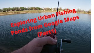 Exploring Urban Fishing Ponds from Google Maps (Part1) Snapping turtle!