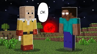 One Punch Man vs Herobrine