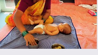 नवजात शिशु और बच्चों की मालिश कैसे करें | How to Massage Your Newborn Baby