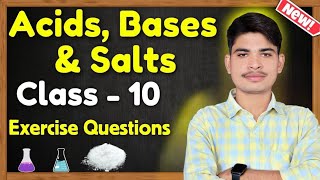 Acid Base and Salts class 10 NCERT solutions || Exercise Questions || Class 10 Science #cbseboard