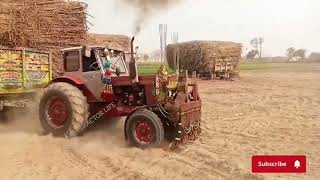 Wow_ tractors pulling show _ Tractor pulling heavy load _ great power tractors stunts _