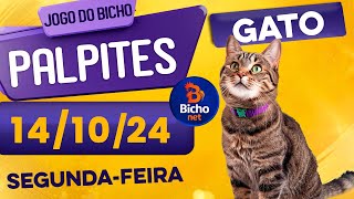 PALPITE DO DIA 14/10/2024 - JOGO DO BICHO 🍀 TODAS AS LOTERIAS 🍀