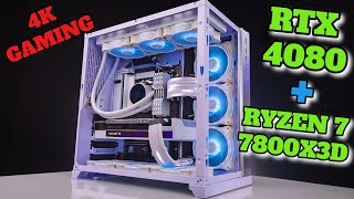 RYZEN 7 7800X3D + RTX 4080 MEJOR BUILD PARA 4K GAMING