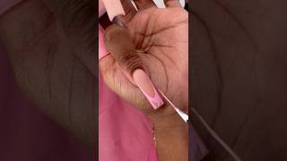 Quick French tutorial 💗 #naildesign #nyc #polygel