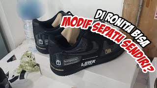 Modif Sepatu Di RONita Pakai Decal Sob!!