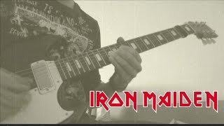 Iron Maiden - Fear Of The Dark Guitar Solo Cover HD (Live)