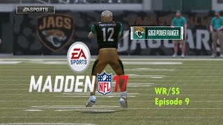 MADDEN 17 WR/SS CAREER MODE GAMEPLAY #9 --  GoGo Power Ranger has his FIRST SNOW GAME