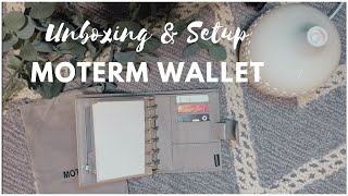 Unboxing and Setting up my New Moterm A7 Planner as a Wallet | Starting cash stuffing over