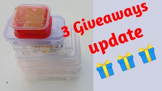 giveaway // giveaway update in telugu // giveaway gifts