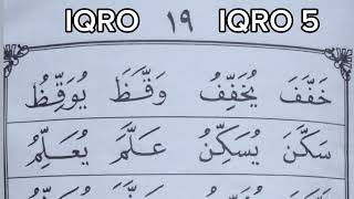 iqra jilid 5 halaman 19 | cara mudah belajar mengaji bagi pemula dan lansia supaya cepat bisa baca