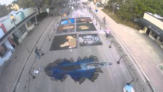 Lake Worth Street Painting Festival 2015 Aerial Trailer