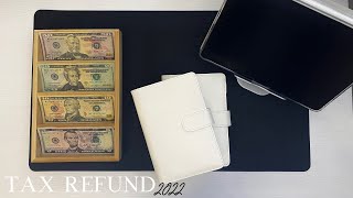 My First State Tax refund ￼check of $548 | Sinking Funds | low income 2022 |￼