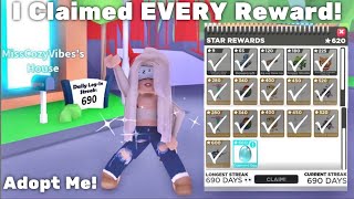 I Claimed EVERY New Reward in Adopt Me! Star Reward Update