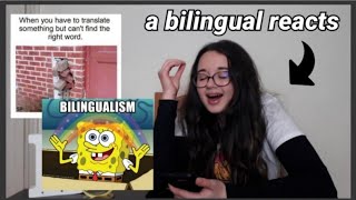 Reacting to BILINGUAL MEMES as a Bilingual (part 2)