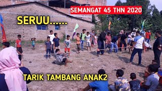 Tarik Tambang seru semua jadi semangat || 17 agustus || ulang tahun indonesia