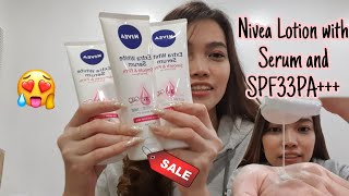 NIVEA LOTION EXTRA WHITE SERUM SMOOTH AND FIRM SPF33 PA+++